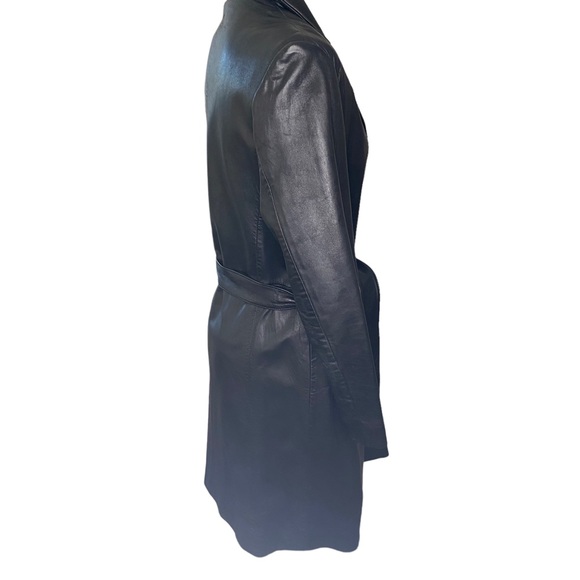 London Fog Genuine Leather Coat Womens - Picture 4 of 9